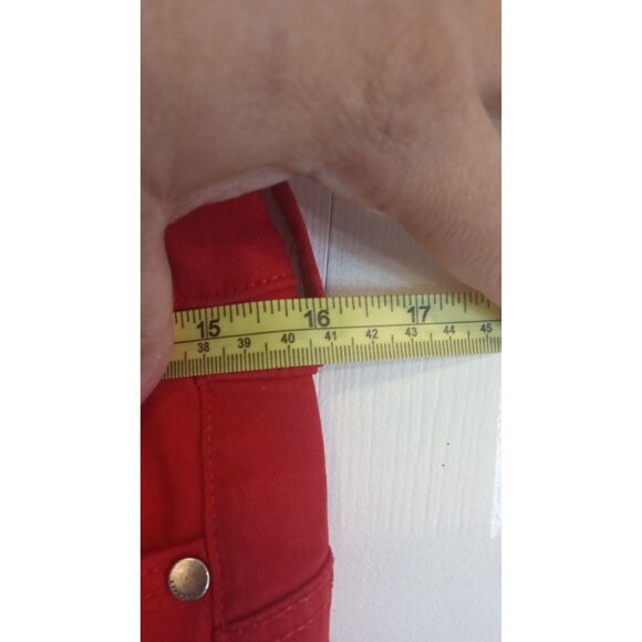 Liver Pool red Hugger ankle jeans - Picture 7 of 7